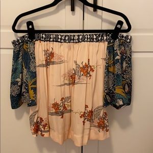Free People Silk Top
